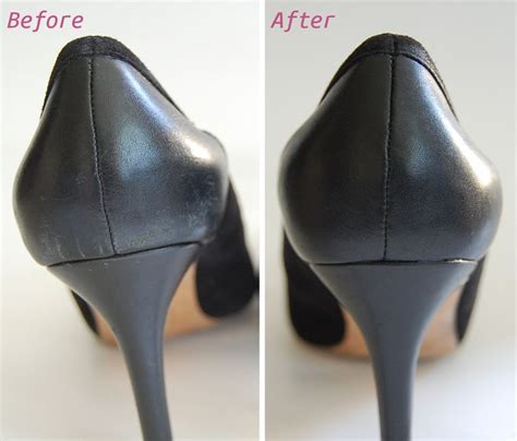 how to repair fake leather shoes|fixing scuffs on leather boots.